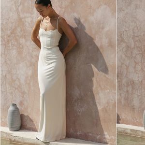 Meshki Lace Trim Maxi Dress